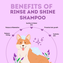 Load image into Gallery viewer, Happy Puppy Organics Rinse and Shine Shampoo – Natural Itch Care with Lavender, Rosemary & Coconut Oil