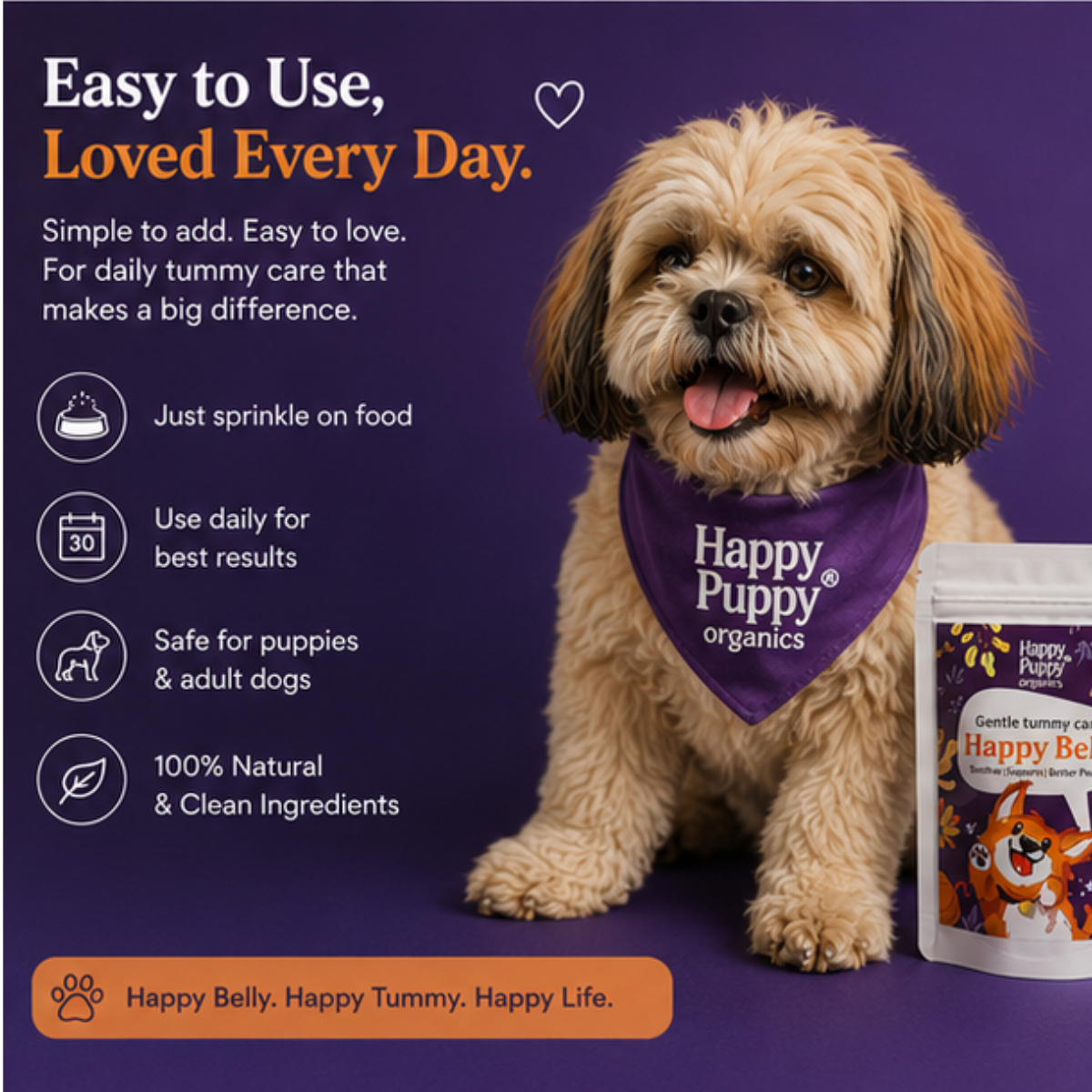 Happy Belly with Slippery Elm