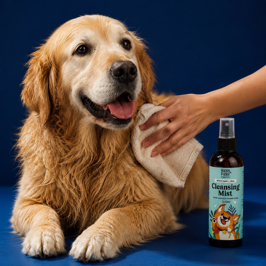 Cleansing Mist Dry Shampoo for Dogs - Refresh, Cleanse & Soothe Naturally