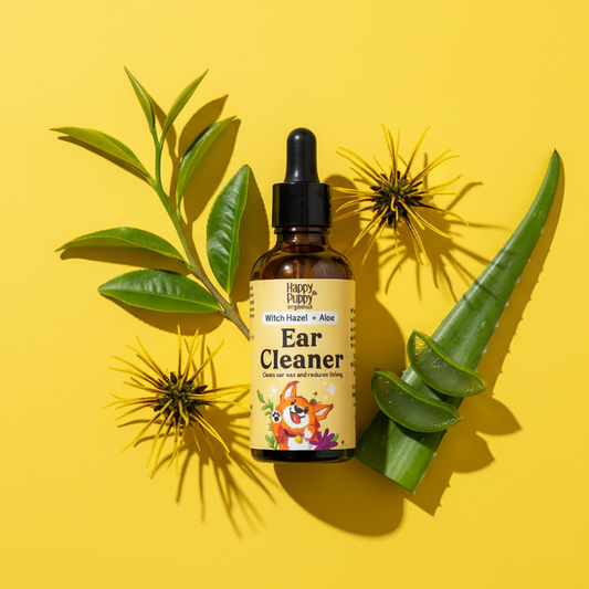 Organic Ear Cleaner for Dogs - Gentle, Natural Relief for Healthy Ears