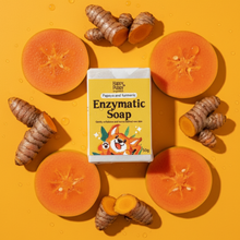 Load image into Gallery viewer, Natural Papaya and Wild Turmeric Soap