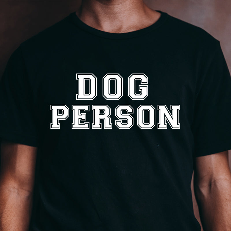 Dog shop person shirt