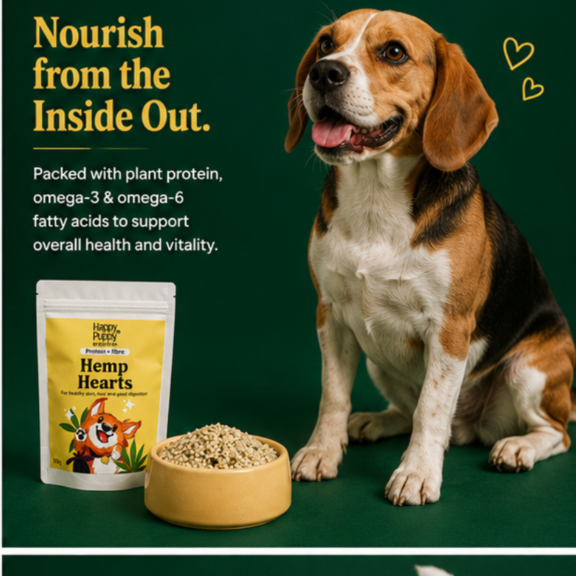 Hemp Hearts - Nutrient-Rich Superfood for Skin, Coat & Overall Vitality