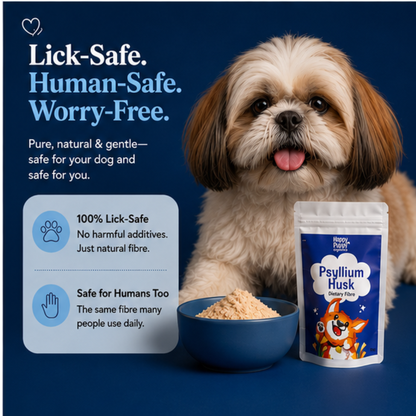 Psyllium Husk For Dogs - Supports Healthy Digestion & Bowel Regularity