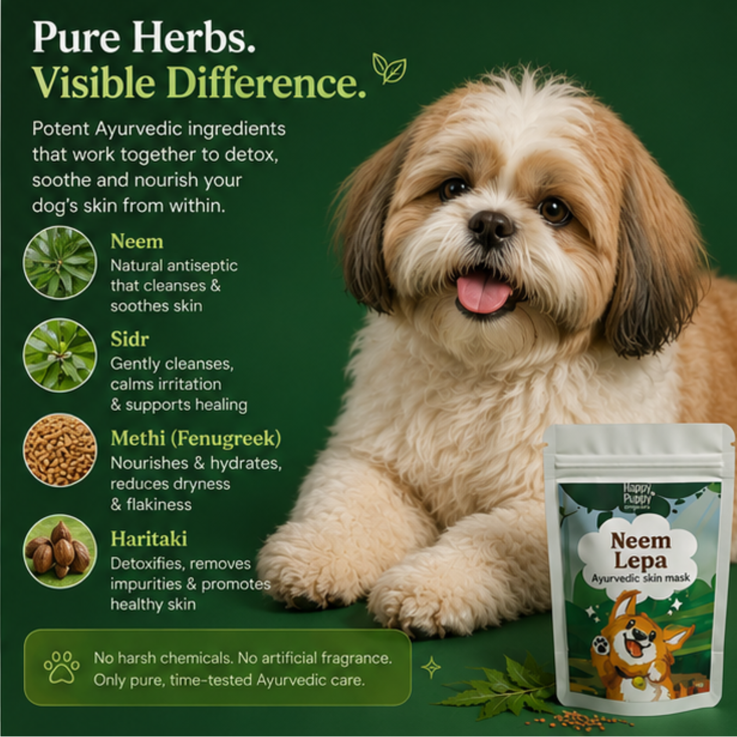 Neem Lepa - Ayurvedic neem pack for dogs