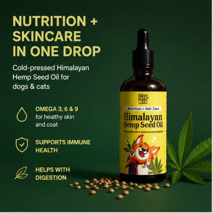 Hemp Seed Oil for pets - Rich in Omega 3