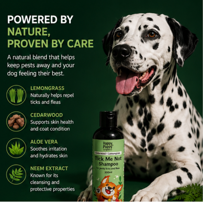 Tick Me Not Shampoo - with Neem and Lemongrass