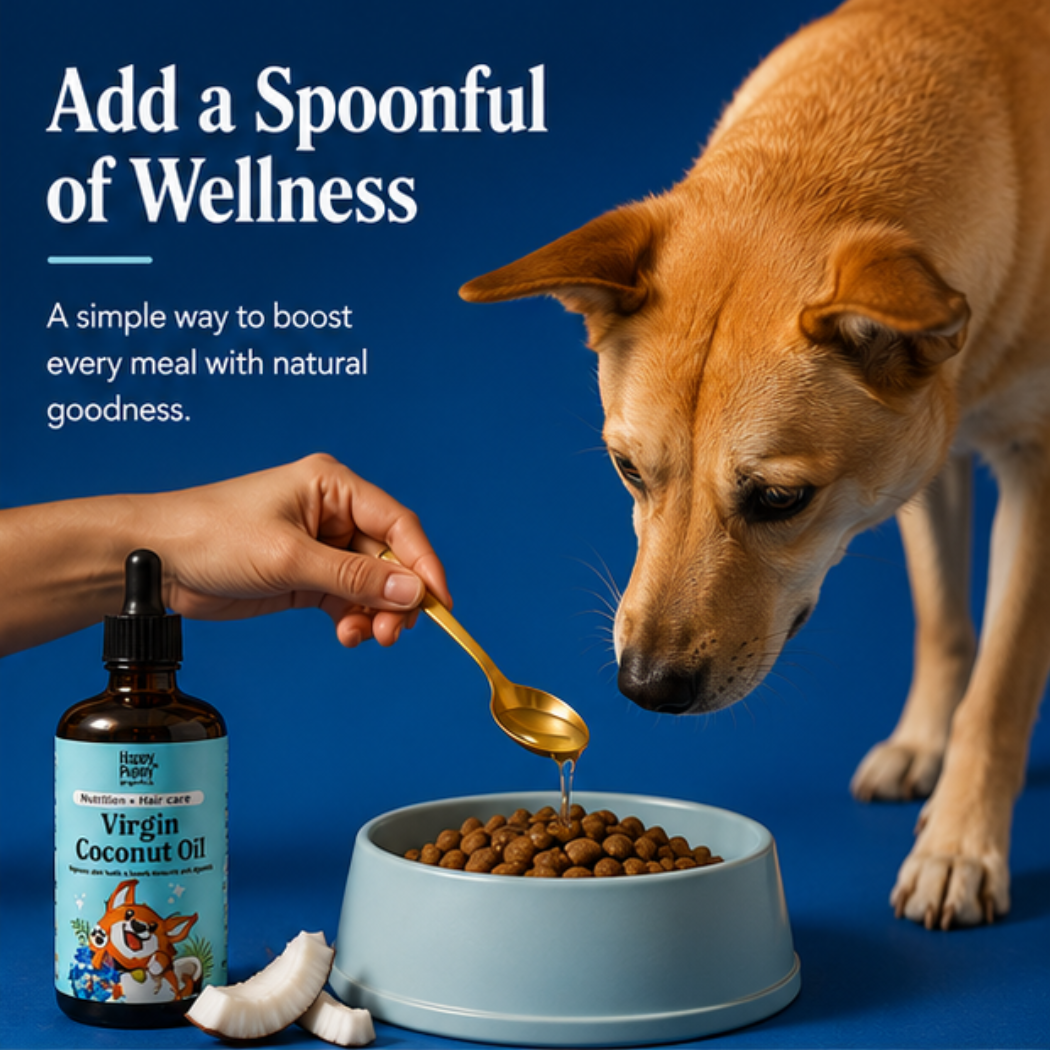 Virgin Coconut Oil for Dogs -  Digestion & Natural Anti-Fungal Support