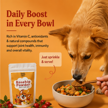 Rosehip for Dogs - Nature’s Vitamin C Boost for Joints and Immunity