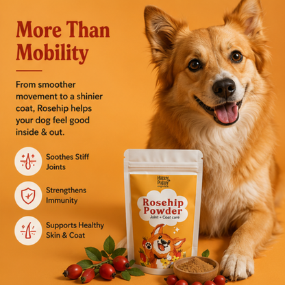 Rosehip for Dogs - Nature’s Vitamin C Boost for Joints and Immunity