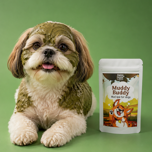 Happy Puppy Organics Muddy Buddy – India’s First Healing Clay Mask for Dogs