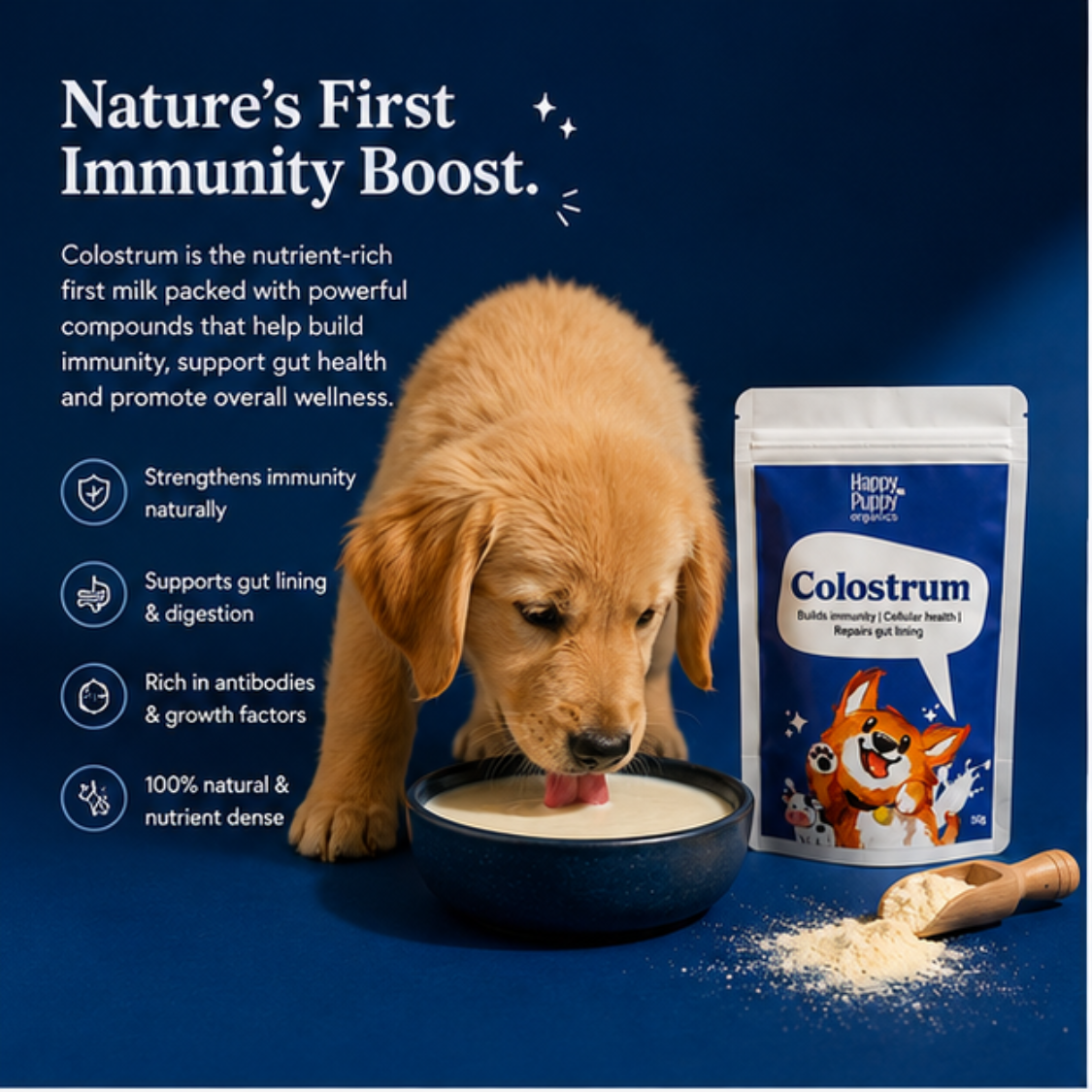 Colostrum for dogs- Immunity, Gut & Allergy Support