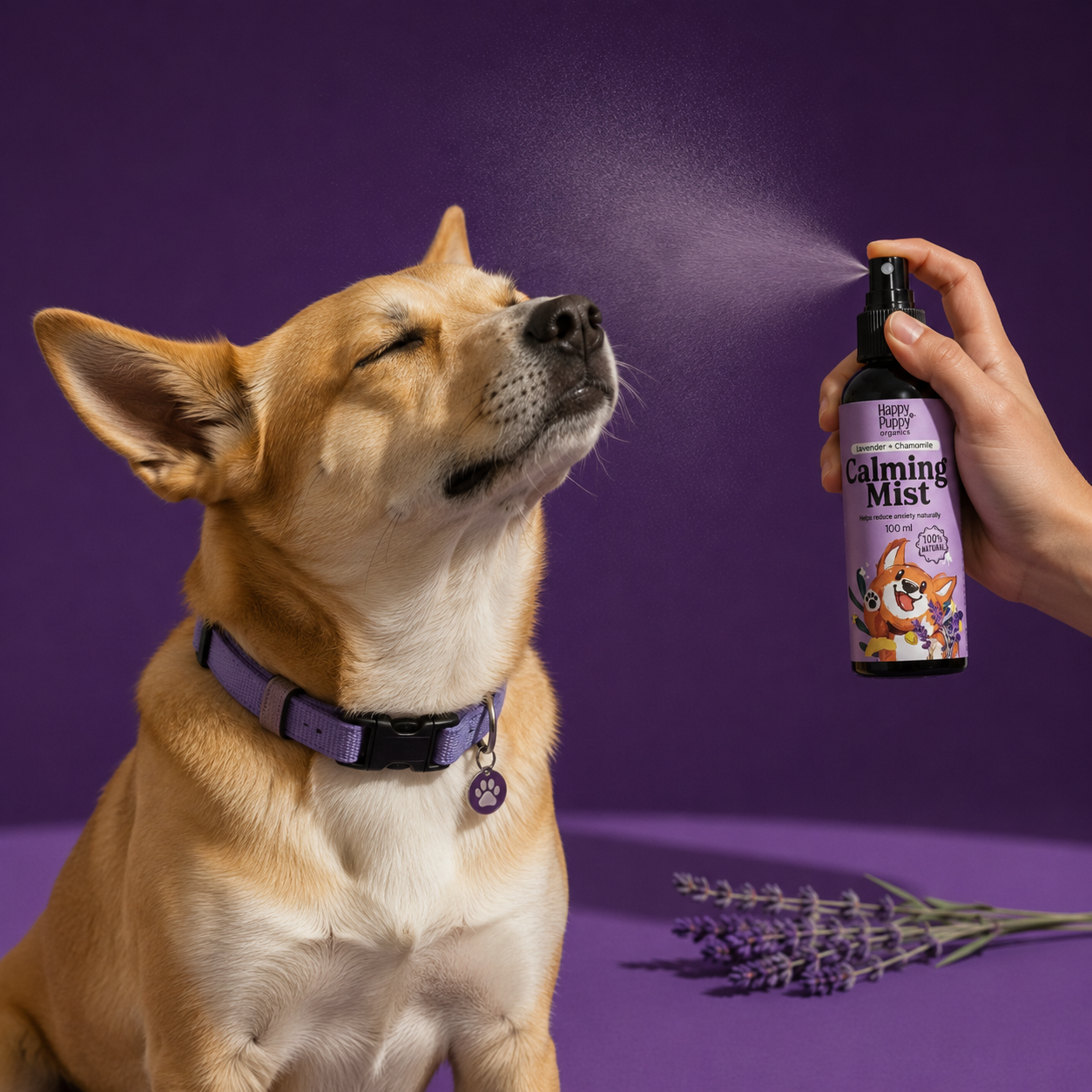 Organic Calming Mist - Natural Relief for Anxiety & Noise Stress