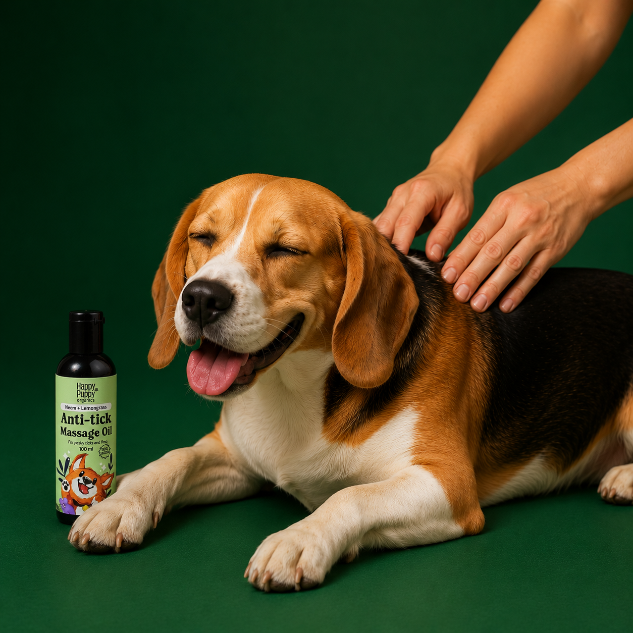 Anti-Tick Spa Oil - Natural Tick Repellent & Wellness Massage Oil for Dogs