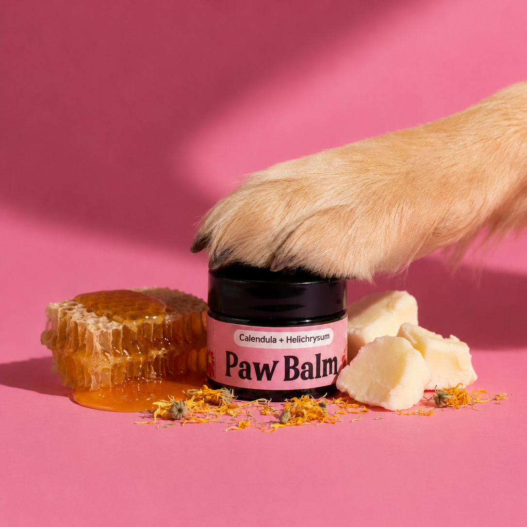 Organic Paw Balm - with Beeswax and healing Calendula