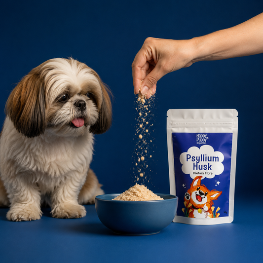 Psyllium Husk For Dogs - Supports Healthy Digestion & Bowel Regularity