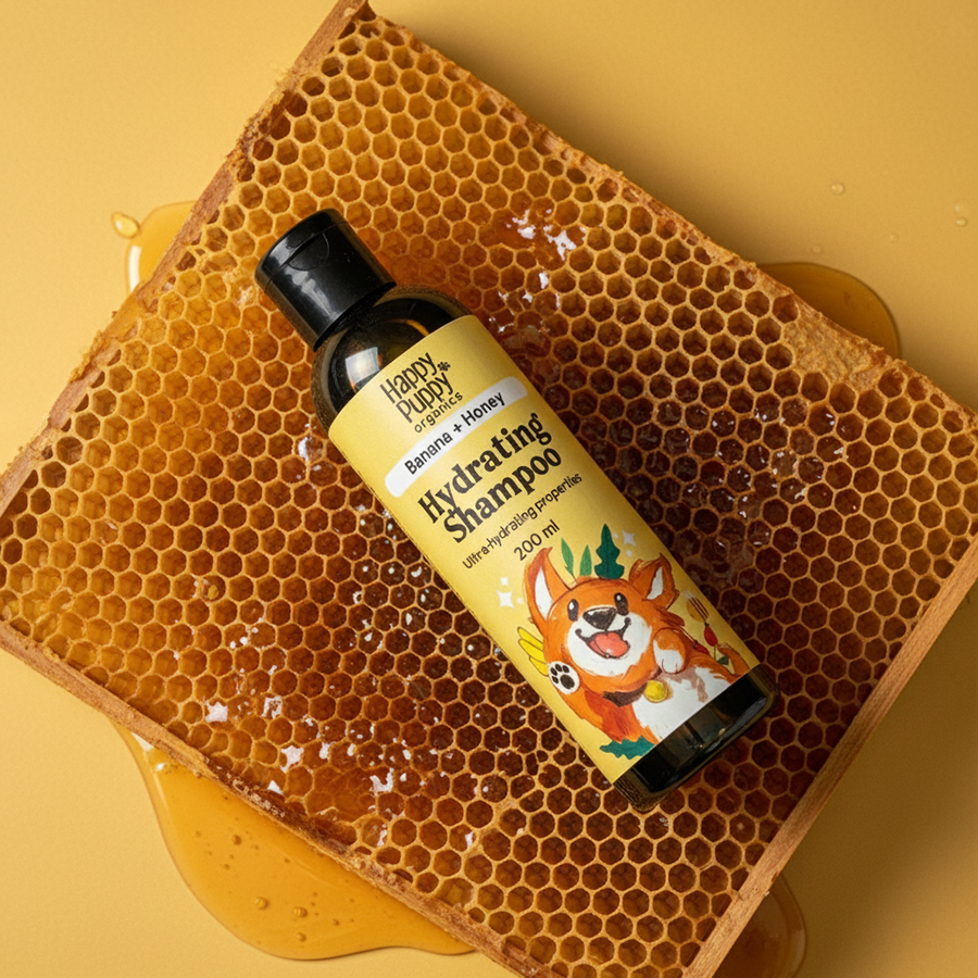Hydrating Shampoo with Banana & Honey - Moisturizing, Gentle, and Natural