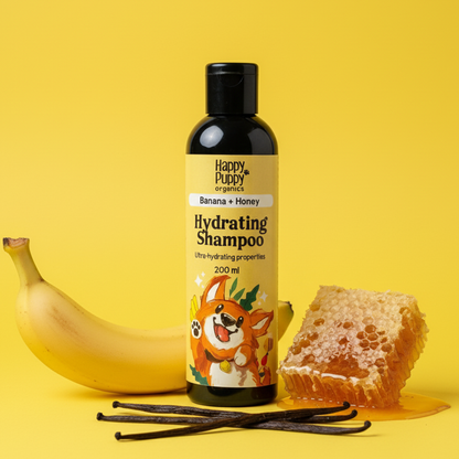 Hydrating Shampoo with Banana & Honey - Moisturizing, Gentle, and Natural
