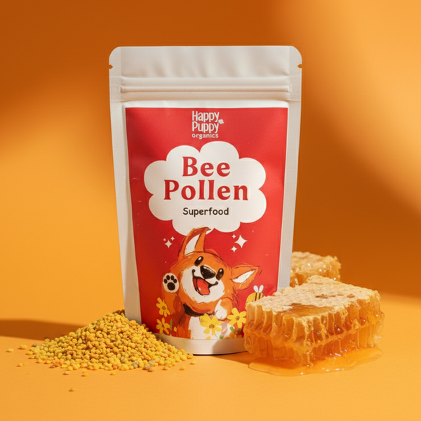 Happy Puppy Organics Bee Pollen – Natural Superfood for Immune, Energy & Overall Wellness