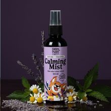 Load image into Gallery viewer, Happy Puppy Organics Organic Calming Mist – Natural Relief for Anxiety &amp; Noise Stress
