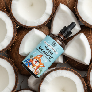 Happy Puppy Organics Virgin Coconut Oil for Dogs – Pure Wellness for Skin, Coat, Digestion & Natural Anti-Fungal Support
