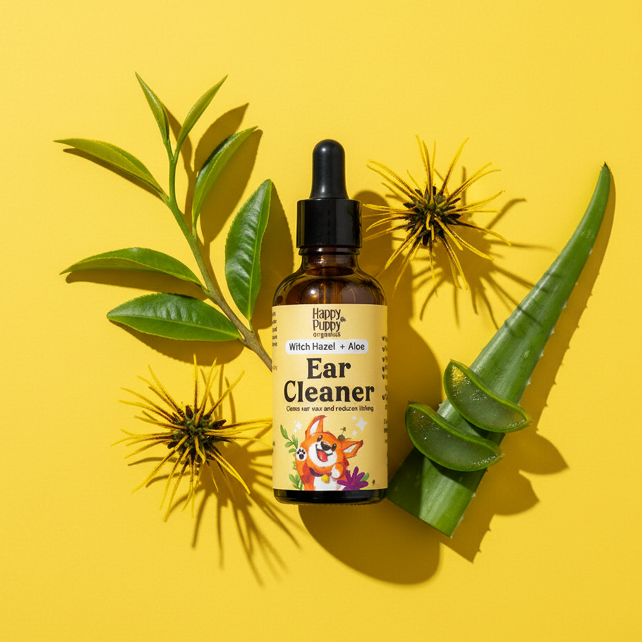 Organic Ear Cleaner for Dogs - Gentle, Natural Relief for Healthy Ears