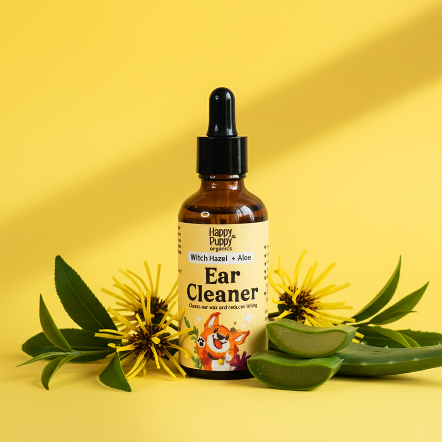 Organic Ear Cleaner for Dogs - Gentle, Natural Relief for Healthy Ears