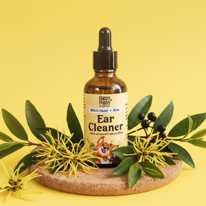 Happy Puppy Organics Organic Ear Cleaner for Dogs – Gentle, Natural Relief for Healthy Ears