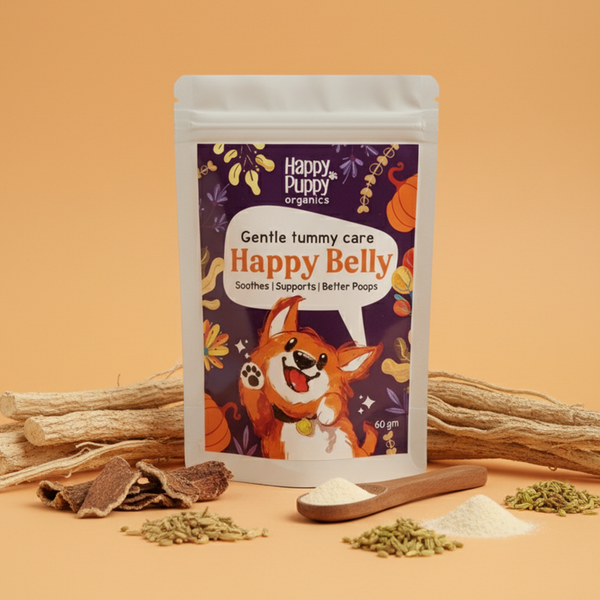 Happy Puppy Organics Happy Belly Supplement – Functional Support for Your Dog’s Digestive Health