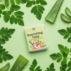 Natural Moringa and Aloe soap for dogs