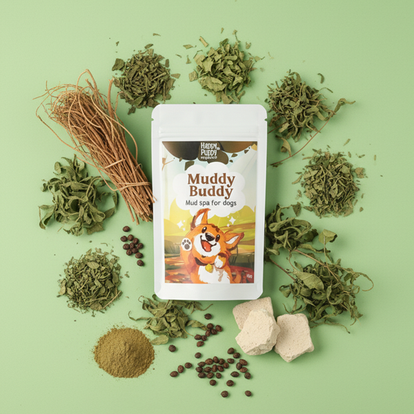 Happy Puppy Organics Muddy Buddy – India’s First Healing Clay Mask for Dogs