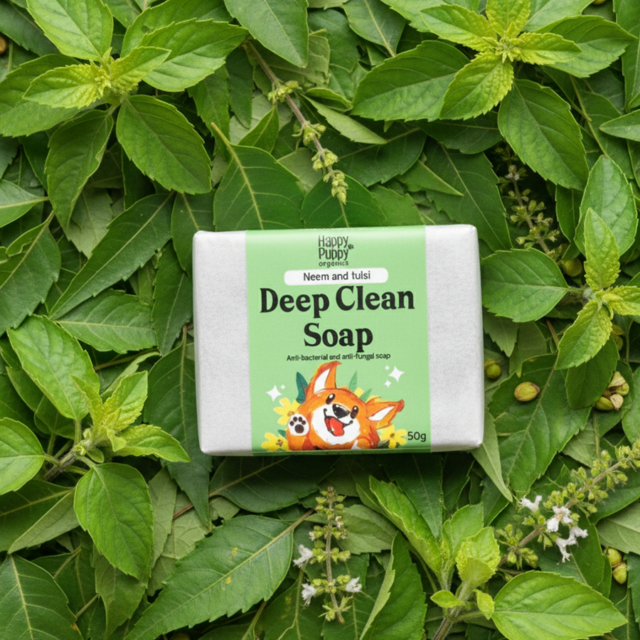 Natural Neem and Tulsi soap for dogs