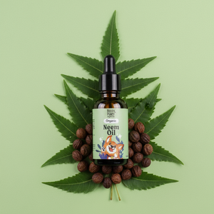 Happy Puppy Organics Cold-Pressed Organic Neem Oil – Pure, Powerful Skin & Coat Care for Dogs