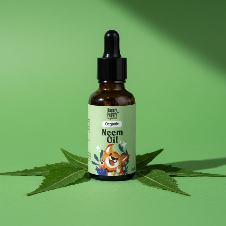 Cold-Pressed Organic Neem Oil – Pure, Powerful Skin & Coat Care for Dogs