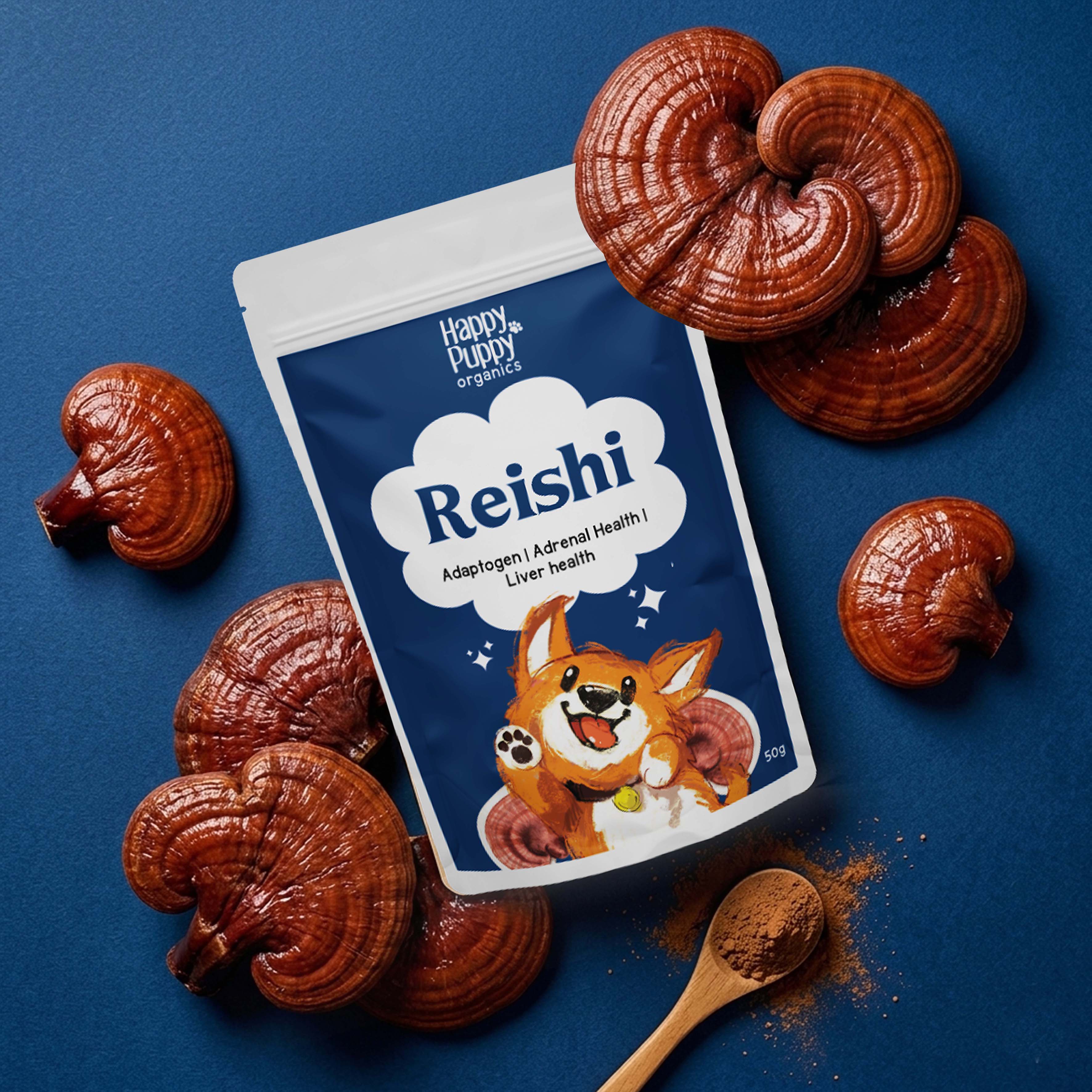 Reishi - Adoptogenic nervous support for anxious dogs