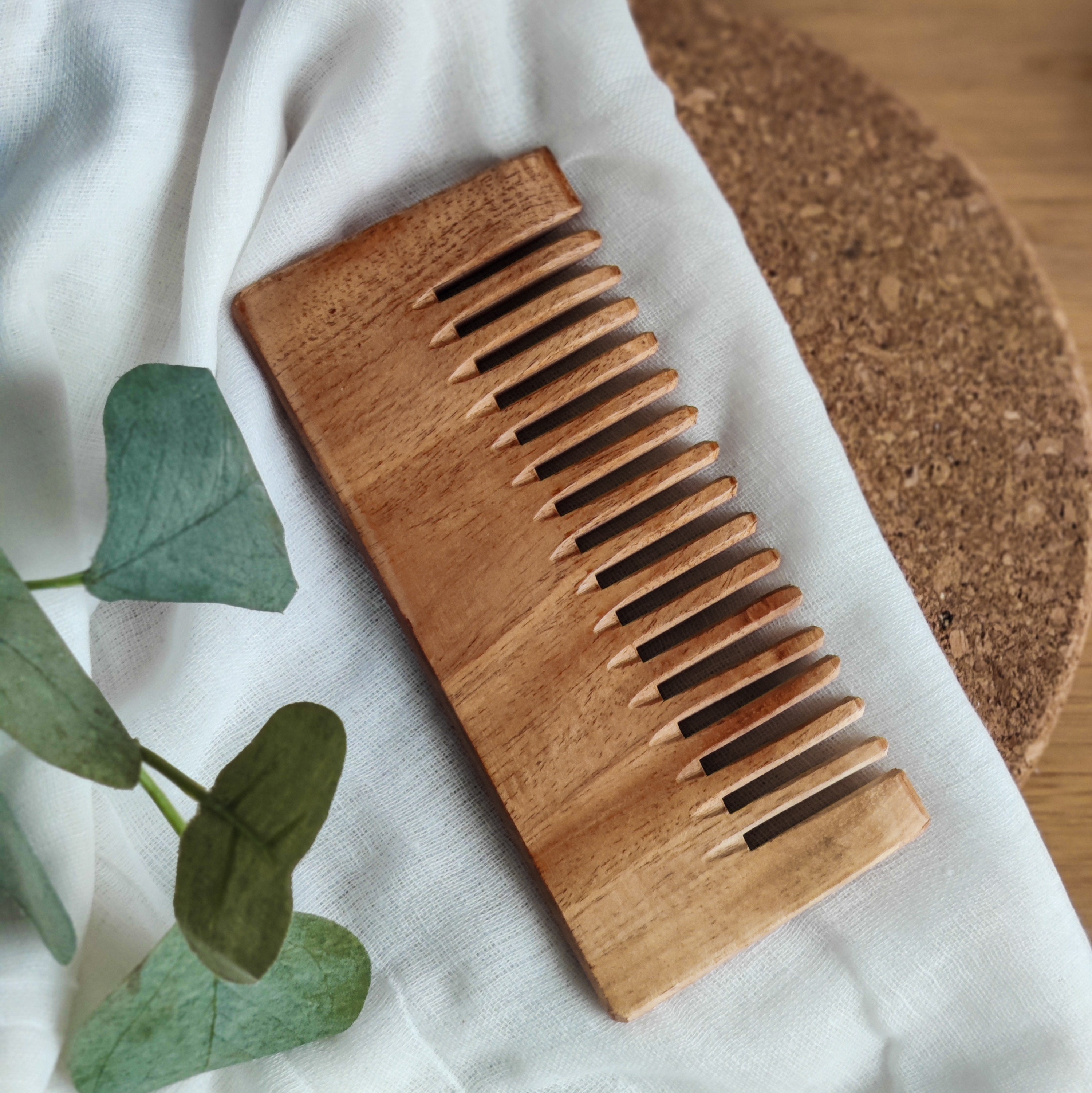 Organic Neem Wood Detangling Comb