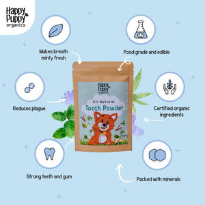 All Natural Tooth Powder for dogs with Hemp!